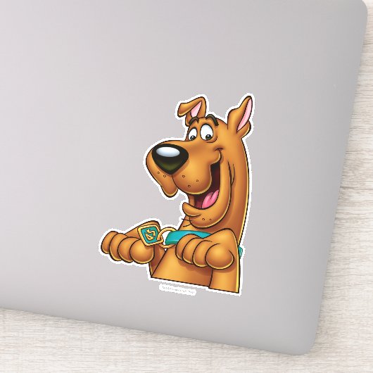 Scooby-doo wordt opgeplakt sticker (Detail)