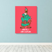 Scooby-Doo Wrapped In Wreaths Canvas Afdruk (Insitu (Houten vloer))