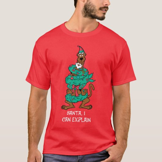 Scooby-Doo Wrapped In Wreaths T-shirt (Voorkant)