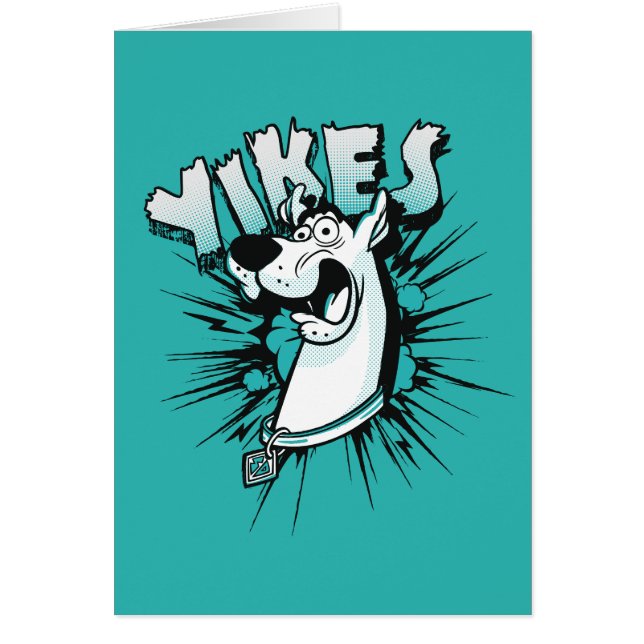Scooby-Doo "Yikes !" Graphique demi-ton (Devant)