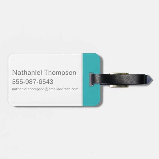 Scooby-Doo "Yikes!" Halftone Graphic Bagagelabel (Achterkant horizontaal)