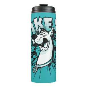 Scooby-Doo "Yikes!" Halftone Graphic Thermosbeker