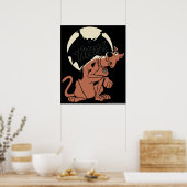 Scooby-Doo "Yikes!" Vampire Shadow Poster (Keuken)