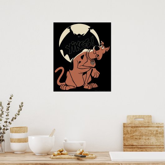Scooby-Doo "Yikes!" Vampire Shadow Poster (Keuken)