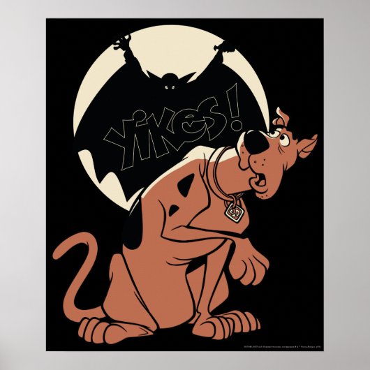 Scooby-Doo "Yikes!" Vampire Shadow Poster (Voorkant)