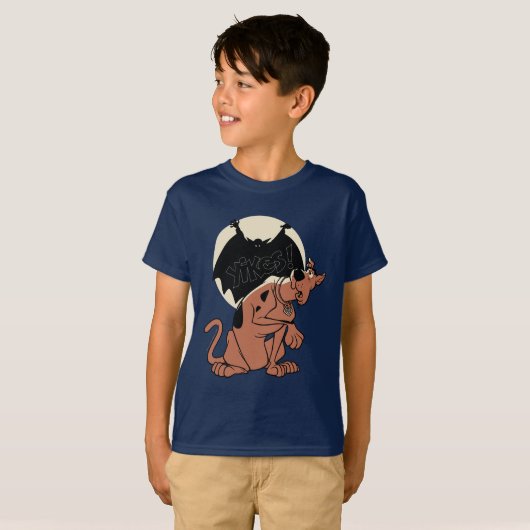 Scooby-Doo "Yikes!" Vampire Shadow T-shirt (Voorkant volledig)