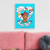 Scooby-doo "Zoete tand" Canvas Afdruk (Insitu (Woonkamer))