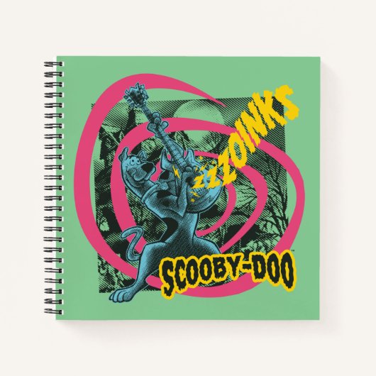 Scooby-Doo Zoinks Punk Gitaar Grafisch Notitieboek (Voorkant)