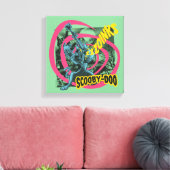 Scooby-Doo Zoinks Punk Gitaargrafiek Canvas Afdruk (Insitu (Woonkamer))