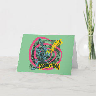 Scooby-Doo Zoinks Punk Gitaargrafiek Kaart