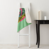 Scooby-Doo Zoinks Punk Gitaargrafiek Sherpa Deken (In situ)