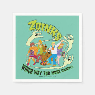 Scooby-doo  Zoinks Welke weg naar meer Snoep? Servet