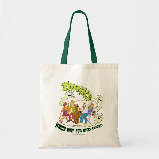 Scooby-Doo Zoinks Which Way for More Candy? Tote Bag (Voorkant)