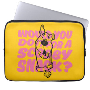 Scooby-Doo  Zou je het doen voor een scootersnack? Laptop Sleeve