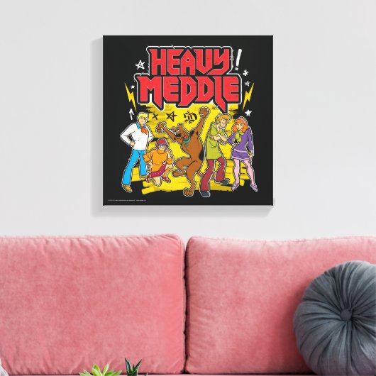 Scooby-Doo | "Zware medaille" Grafisch Canvas Afdruk (Insitu (Woonkamer))