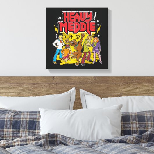 Scooby-Doo | "Zware medaille" Grafisch Canvas Afdruk (Insitu (Slaapkamer))