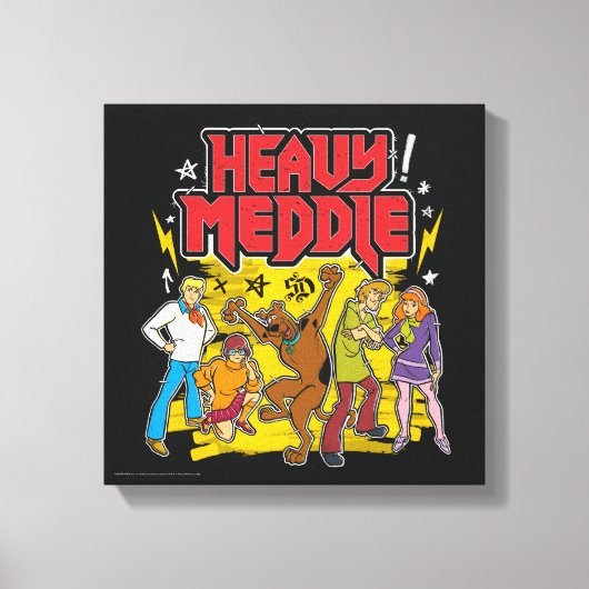 Scooby-Doo | "Zware medaille" Grafisch Canvas Afdruk (Voorkant)