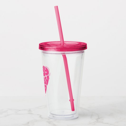 Scooby Dooby Doo Heart Acryl Drinkbeker (Links)