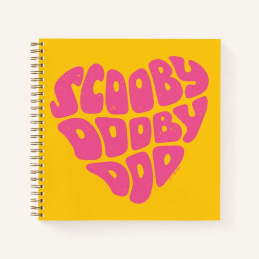 Scooby Dooby Doo Heart Notitieboek (Voorkant)