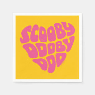 Scooby Dooby Doo Heart Servet