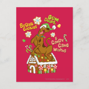 Scooby & Gingerbread House Briefkaart