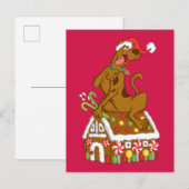 Scooby & Gingerbread House Briefkaart (Voorkant / Achterkant)
