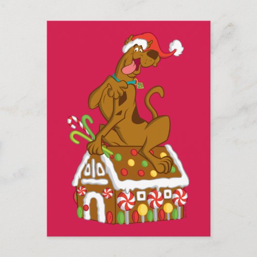 Scooby & Gingerbread House Briefkaart (Voorkant)