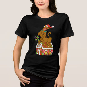 Scooby & Gingerbread House Tri-Blend Shirt