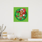 Scooby in Wreath Poster (Keuken)