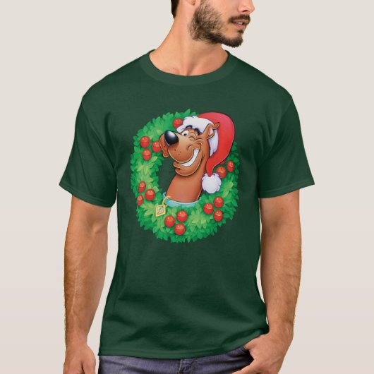 Scooby in Wreath T-shirt (Voorkant)