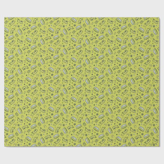 Scooby Snacks Galore Checker Pattern Cadeaupapier (Vlak)