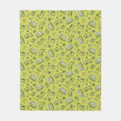 Scooby Snacks Galore Checker Pattern Fleece Deken (Voorkant)