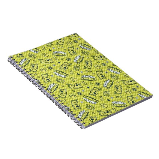 Scooby Snacks Galore Checker Pattern Notitieboek (Rechterzijde)