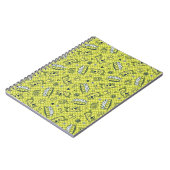 Scooby Snacks Galore Checker Pattern Notitieboek (Linkerzijde)