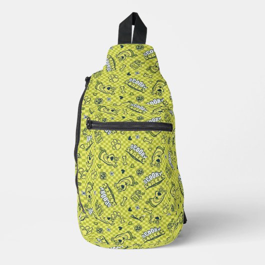 Scooby Snacks Galore Checker Pattern Sling Bag (Voorkant)