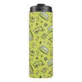 Scooby Snacks Galore Checker Pattern Thermosbeker (Voorkant)