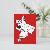 Scooby-Valentijnsdag Feestdagenkaart (Staand voorkant)