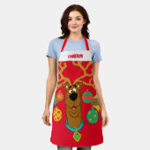 Scooby van de rendiermachine schort (Gedragen)