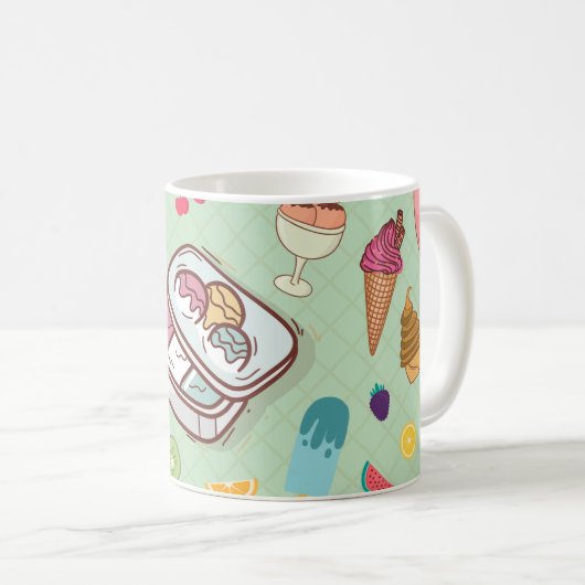 Scoop of Joy Mug : Jote Ice Cream Design (Devant droit)