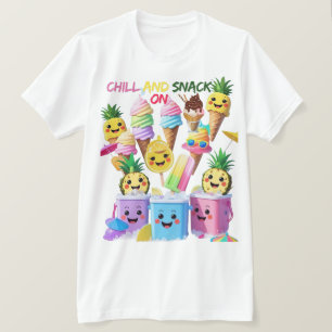 Scoop, Slurp, Lach – Zomer Lekkernijen T-shirt