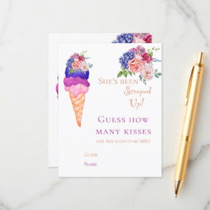 Scooped Funny Council Game Ice Cream Vrijgezellenf Informatiekaartje