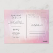 Scooped Ice Cream Theme Shower-uitnodiging Briefkaart (Achterkant)