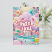 Scoops Magic Candyland carte de remerciements (Debout devant)