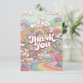 Scoops Magic Candyland carte de remerciements (Debout devant)