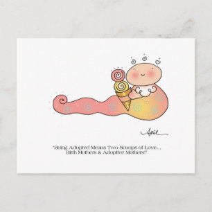 SCOOPS OF LOVE Carte postale par April McCallum