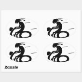 Scootapelli Ovale Sticker (Vel)