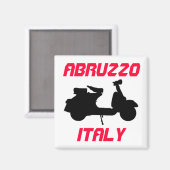 Scooter, Abruzzo, Italië Magneet (Voorkant / Achterkant)