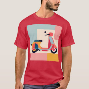 Scooter als minimale Bauhaus Art 2 T-shirt