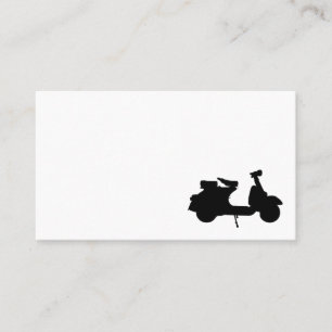 Scooter Bike Motorbike Delivery Driver Rider Visitekaartje