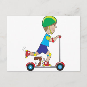 Scooter Boy Briefkaart